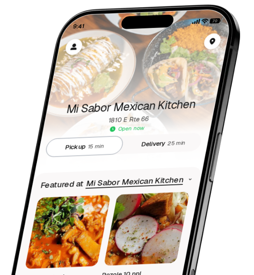 Mi Sabor Mexican Kitchen app preview
